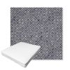 Picture of Shibori Indigo | Boxed Outdoor Dining Chair Seat Cushions - Sunbrella© Fabric