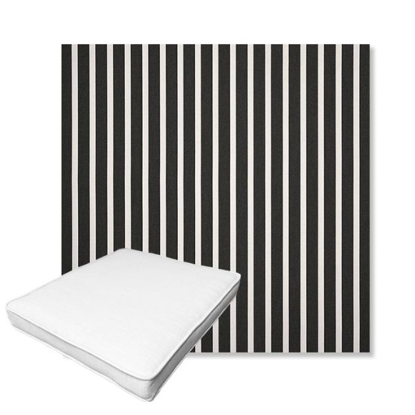 Picture of Shore Classic | Boxed Outdoor Dining Chair Seat Cushions - Sunbrella© Fabric