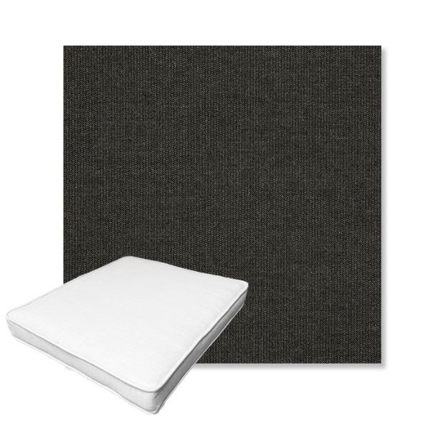 Picture of Spectrum Carbon | Boxed Outdoor Dining Chair Seat Cushions - Sunbrella© Fabric