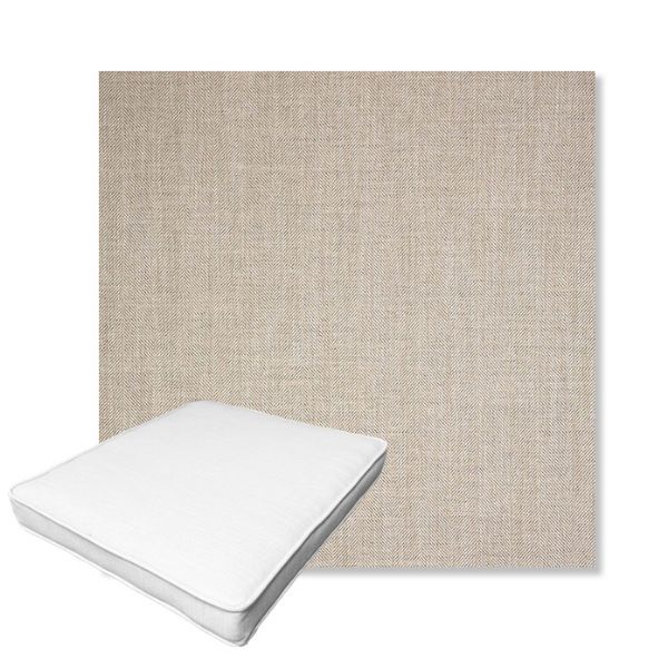 Picture of Switch Flax | Boxed Outdoor Dining Chair Seat Cushions - Sunbrella© Fabric