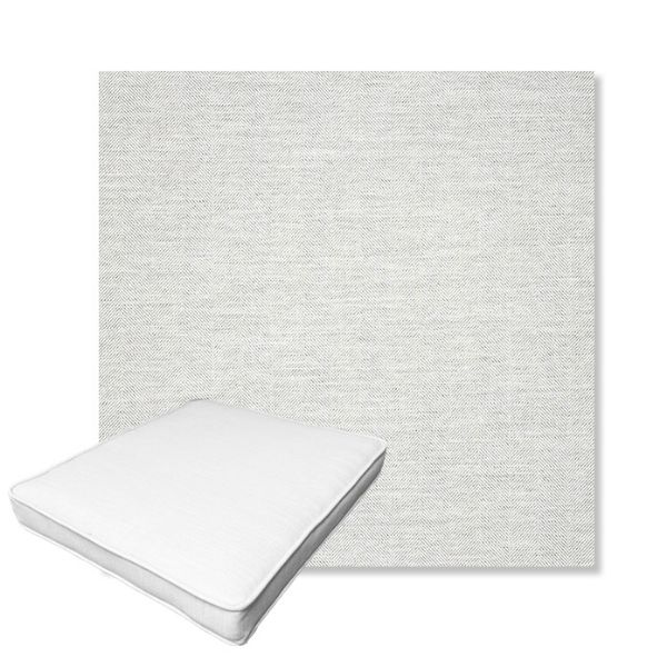 Picture of Switch Snow | Boxed Outdoor Dining Chair Seat Cushions - Sunbrella© Fabric