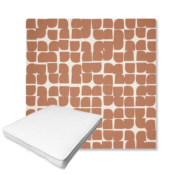 Picture of Toggle Canyon Rose | Boxed Outdoor Dining Chair Seat Cushions - Sunbrella© Fabric