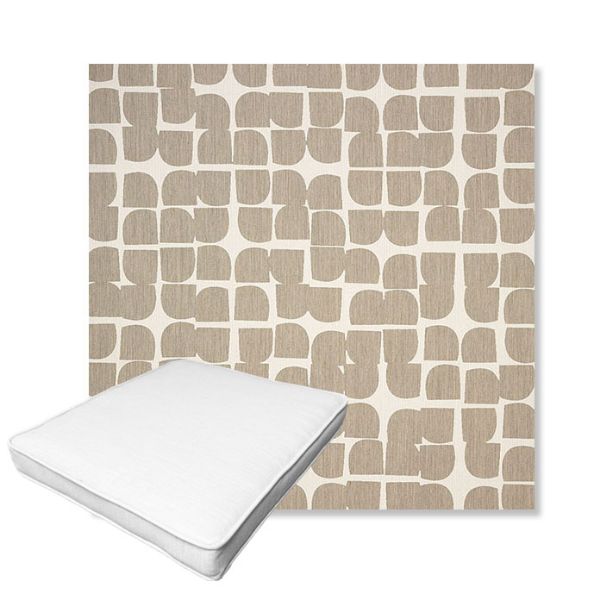 Picture of Toggle Driftwood | Boxed Outdoor Dining Chair Seat Cushions - Sunbrella© Fabric
