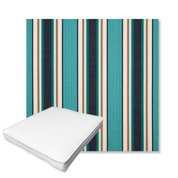 Picture of Token Surfside | Boxed Outdoor Dining Chair Seat Cushions - Sunbrella© Fabric