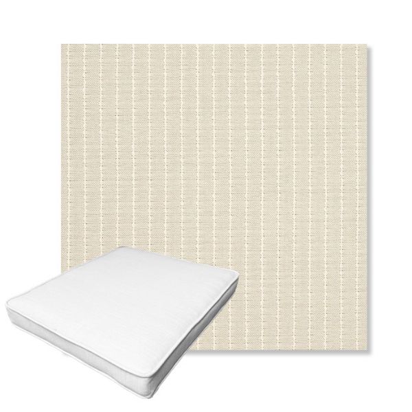 Picture of Trail Cloud | Boxed Outdoor Dining Chair Seat Cushions - Sunbrella© Fabric