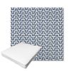 Picture of Underline Denim | Boxed Outdoor Dining Chair Seat Cushions - Sunbrella© Fabric