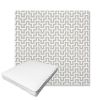Picture of Underline Dove | Boxed Outdoor Dining Chair Seat Cushions - Sunbrella© Fabric