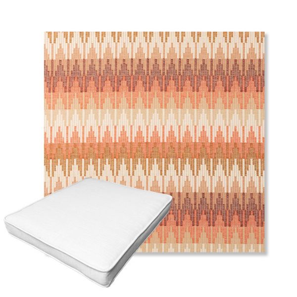 Picture of Valley Desert | Boxed Outdoor Dining Chair Seat Cushions - Sunbrella© Fabric