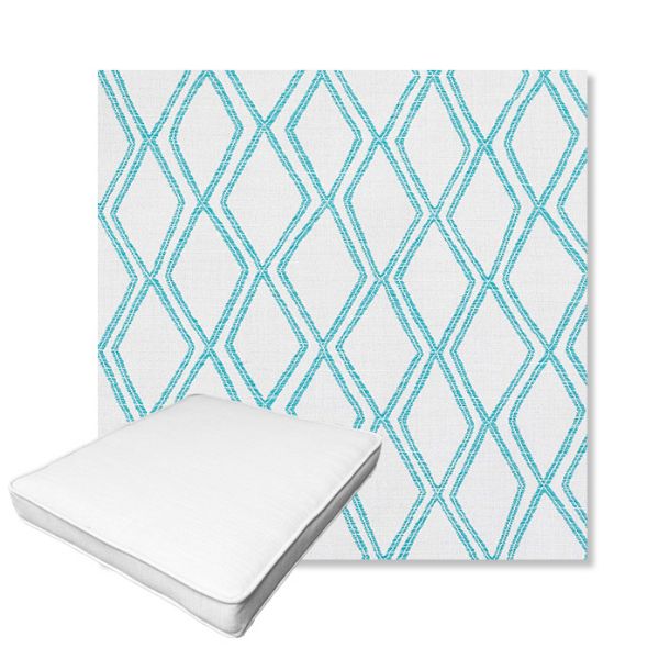Picture of Voyage Breeze | Boxed Outdoor Dining Chair Seat Cushions - Sunbrella© Fabric