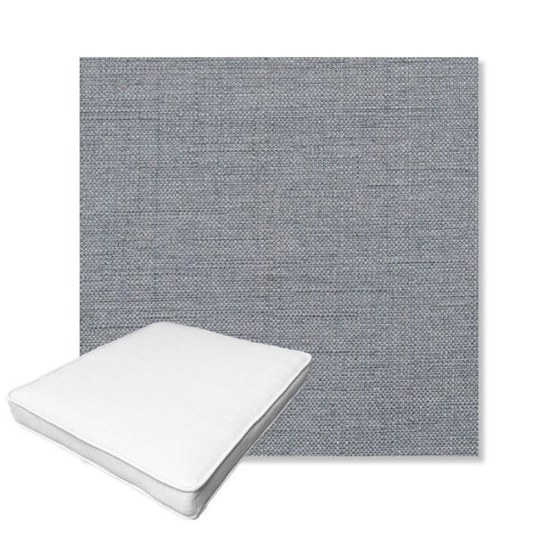 Picture of Willa Haze | Boxed Outdoor Dining Chair Seat Cushions - Sunbrella© Fabric