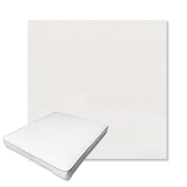 Picture of Willa Snow | Boxed Outdoor Dining Chair Seat Cushions - Sunbrella© Fabric