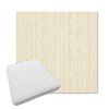 Picture of Abundant Snow | Boxed Trapezoid Outdoor Dining Chair Seat Cushions - Sunbrella© Fabric