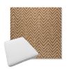 Picture of Argo Toffee | Boxed Trapezoid Outdoor Dining Chair Seat Cushions - Sunbrella© Fabric