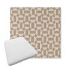 Picture of Assemble Sand | Boxed Trapezoid Outdoor Dining Chair Seat Cushions - Sunbrella© Fabric