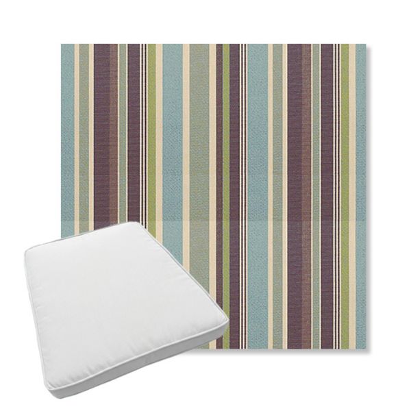 Picture of Brannon Whisper | Boxed Trapezoid Outdoor Dining Chair Seat Cushions - Sunbrella© Fabric