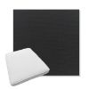 Picture of Canvas Black | Boxed Trapezoid Outdoor Dining Chair Seat Cushions - Sunbrella© Fabric