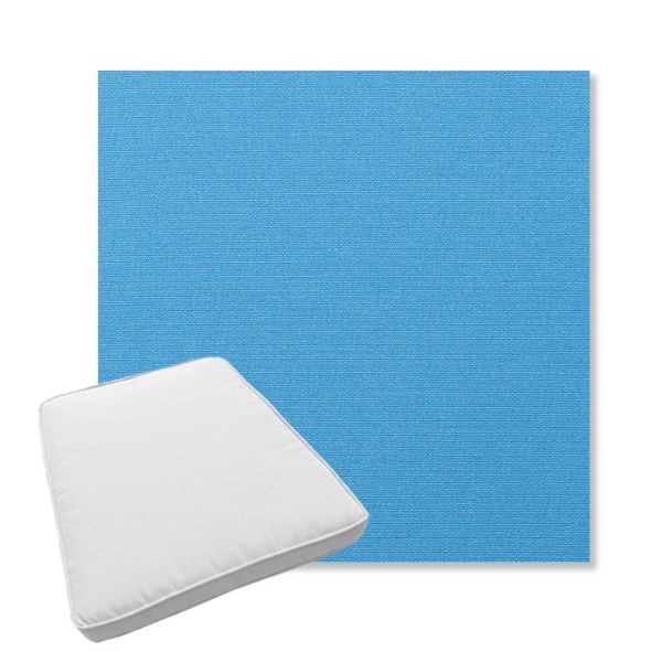 Picture of Canvas Capri | Boxed Trapezoid Outdoor Dining Chair Seat Cushions - Sunbrella© Fabric