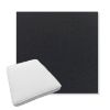 Picture of Canvas Raven Black | Boxed Trapezoid Outdoor Dining Chair Seat Cushions - Sunbrella© Fabric