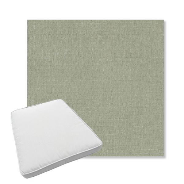 Picture of Canvas Seasalt | Boxed Trapezoid Outdoor Dining Chair Seat Cushions - Sunbrella© Fabric