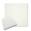 Picture of Canvas White | Boxed Trapezoid Outdoor Dining Chair Seat Cushions - Sunbrella© Fabric