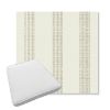 Picture of Caper Linen | Boxed Trapezoid Outdoor Dining Chair Seat Cushions - Sunbrella© Fabric