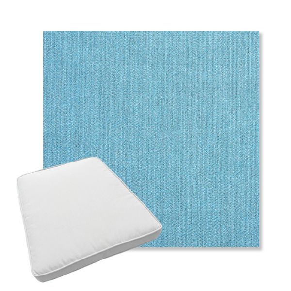 Picture of Cast Horizon | Boxed Trapezoid Outdoor Dining Chair Seat Cushions - Sunbrella© Fabric