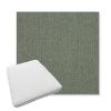 Picture of Cast Sage | Boxed Trapezoid Outdoor Dining Chair Seat Cushions - Sunbrella© Fabric