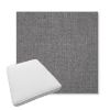 Picture of Cast Slate | Boxed Trapezoid Outdoor Dining Chair Seat Cushions - Sunbrella© Fabric