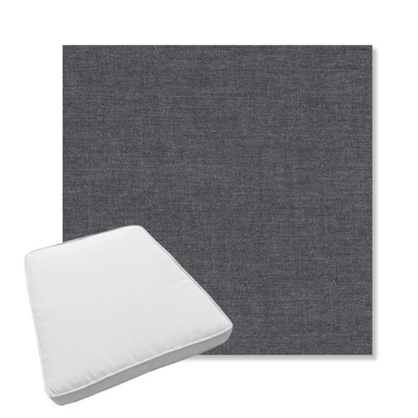 Picture of Cast Twilight | Boxed Trapezoid Outdoor Dining Chair Seat Cushions - Sunbrella© Fabric