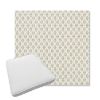 Picture of Detail Linen | Boxed Trapezoid Outdoor Dining Chair Seat Cushions - Sunbrella© Fabric