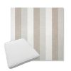 Picture of Direction Linen | Boxed Trapezoid Outdoor Dining Chair Seat Cushions - Sunbrella© Fabric