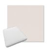 Picture of Dither Snow | Boxed Trapezoid Outdoor Dining Chair Seat Cushions - Sunbrella© Fabric