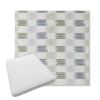 Picture of Dream Mist | Boxed Trapezoid Outdoor Dining Chair Seat Cushions - Sunbrella© Fabric