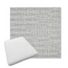 Picture of Embrace Pewter | Boxed Trapezoid Outdoor Dining Chair Seat Cushions - Sunbrella© Fabric
