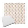 Picture of Etched Angles Congnac | Boxed Trapezoid Outdoor Dining Chair Seat Cushions - Sunbrella© Fabric
