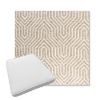 Picture of Etna Dune | Boxed Trapezoid Outdoor Dining Chair Seat Cushions - Sunbrella© Fabric