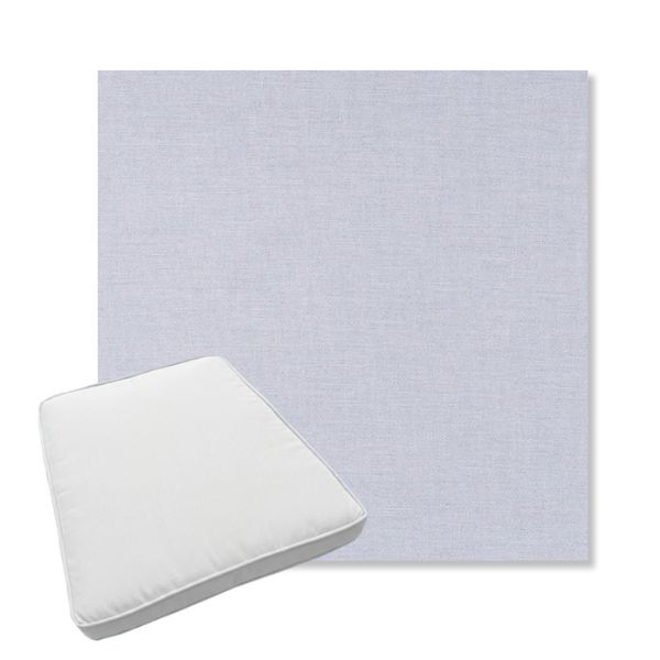 Picture of Exhale Sky | Boxed Trapezoid Outdoor Dining Chair Seat Cushions - Sunbrella© Fabric