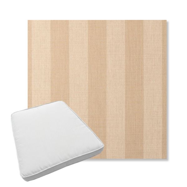 Picture of Expressive Sparrow | Boxed Trapezoid Outdoor Dining Chair Seat Cushions - Sunbrella© Fabric