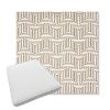 Picture of Figure Mineral | Boxed Trapezoid Outdoor Dining Chair Seat Cushions - Sunbrella© Fabric