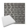 Picture of Figure Onyx | Boxed Trapezoid Outdoor Dining Chair Seat Cushions - Sunbrella© Fabric