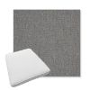 Picture of Heritage Slate | Boxed Trapezoid Outdoor Dining Chair Seat Cushions - Sunbrella© Fabric