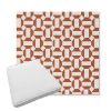 Picture of Hoopla Tobiko | Boxed Trapezoid Outdoor Dining Chair Seat Cushions - Sunbrella© Fabric