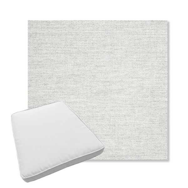 Picture of Idol Cloud | Boxed Trapezoid Outdoor Dining Chair Seat Cushions - Sunbrella© Fabric