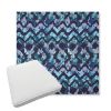 Picture of Inga Waterscape | Boxed Trapezoid Outdoor Dining Chair Seat Cushions - Sunbrella© Fabric