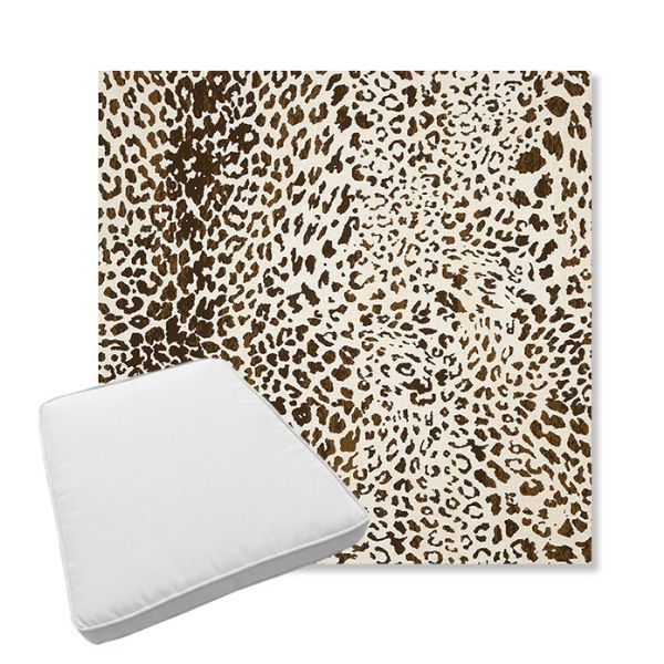 Picture of Instinct Espresso | Boxed Trapezoid Outdoor Dining Chair Seat Cushions - Sunbrella© Fabric