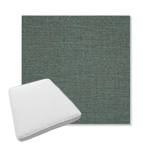 Picture of Kudos Cove | Boxed Trapezoid Outdoor Dining Chair Seat Cushions - Sunbrella© Fabric