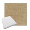 Picture of Linen Sesame | Boxed Trapezoid Outdoor Dining Chair Seat Cushions - Sunbrella© Fabric