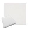 Picture of Linville Snow | Boxed Trapezoid Outdoor Dining Chair Seat Cushions - Sunbrella© Fabric