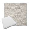 Picture of Litchfield Fog | Boxed Trapezoid Outdoor Dining Chair Seat Cushions - Sunbrella© Fabric