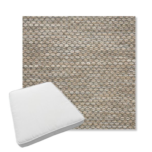 Picture of Litchfield Pebble | Boxed Trapezoid Outdoor Dining Chair Seat Cushions - Sunbrella© Fabric